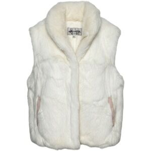 80s Rabbit Fur Vest M Maximalist Rockstar GF Indie Sleaze Apres Ski Alpine Chic